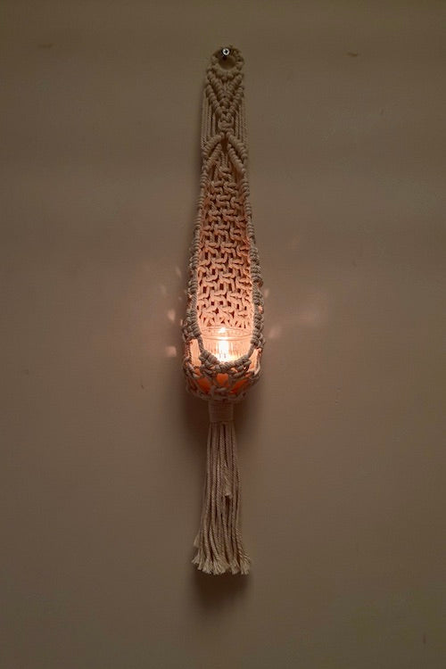 "House of Macrame" Mesh Plant Hanger