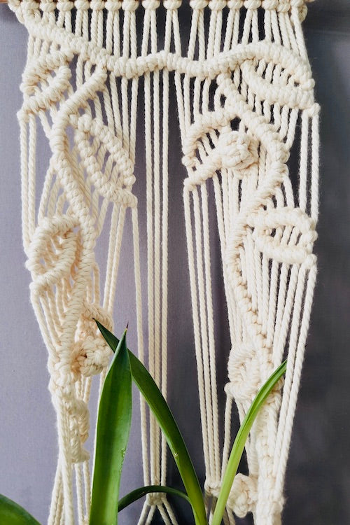 House of Macrame Macrame Handcrafted 'Tehni' Plant Hanger