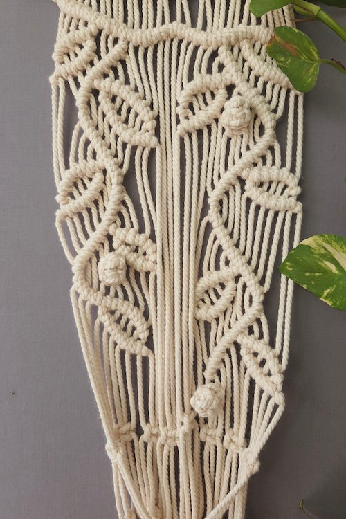 House of Macrame Macrame Handcrafted 'Tehni' Plant Hanger