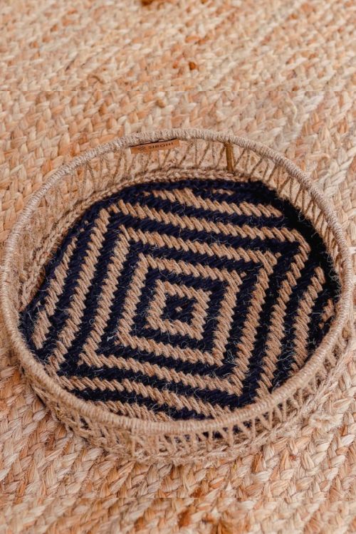 Sirohi Chakor Jute & Cotton Tray