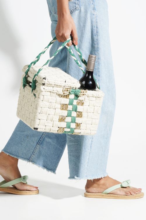 Sirohi Natural Jute Picnic Basket