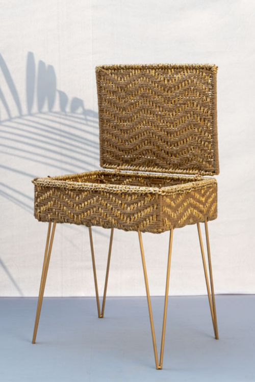 Sirohi Glazed Upcycled Plastic Box Stand