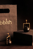 Kabbish'S Kalash Drop Earrings, Black Pottery