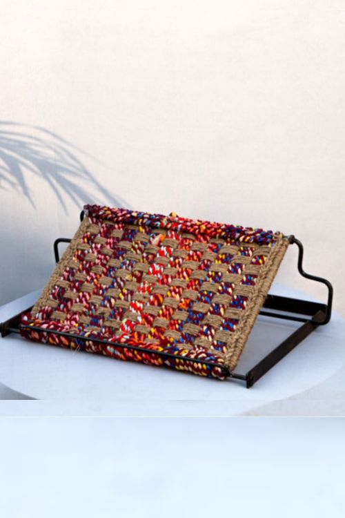 Sirohi Métier Jute & Textile Laptop Table