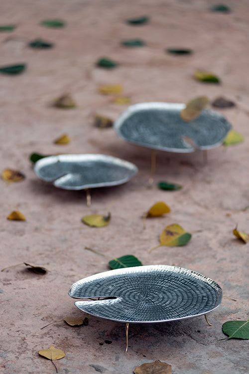 Anantaya Padma Tray Silver L