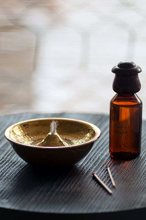 Anantaya Lift Top Lau Diya Br Oil Lamp S with 100 ML.Oil