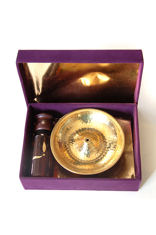 Anantaya Lift Top Lau Diya Br Oil Lamp S with 100 ML.Oil