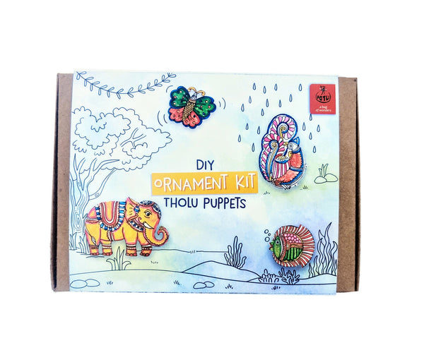 POTLI DIY Ornament kit - Handmade Tholu Traditional Puppets - For 8 yrs - 80 yrs