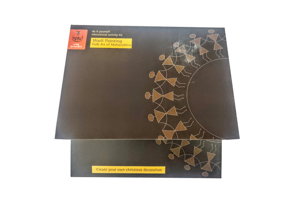 POTLI DIY Educational Craft kit - Christmas Decorations using Warli Art - Family Star- for age 6 years +