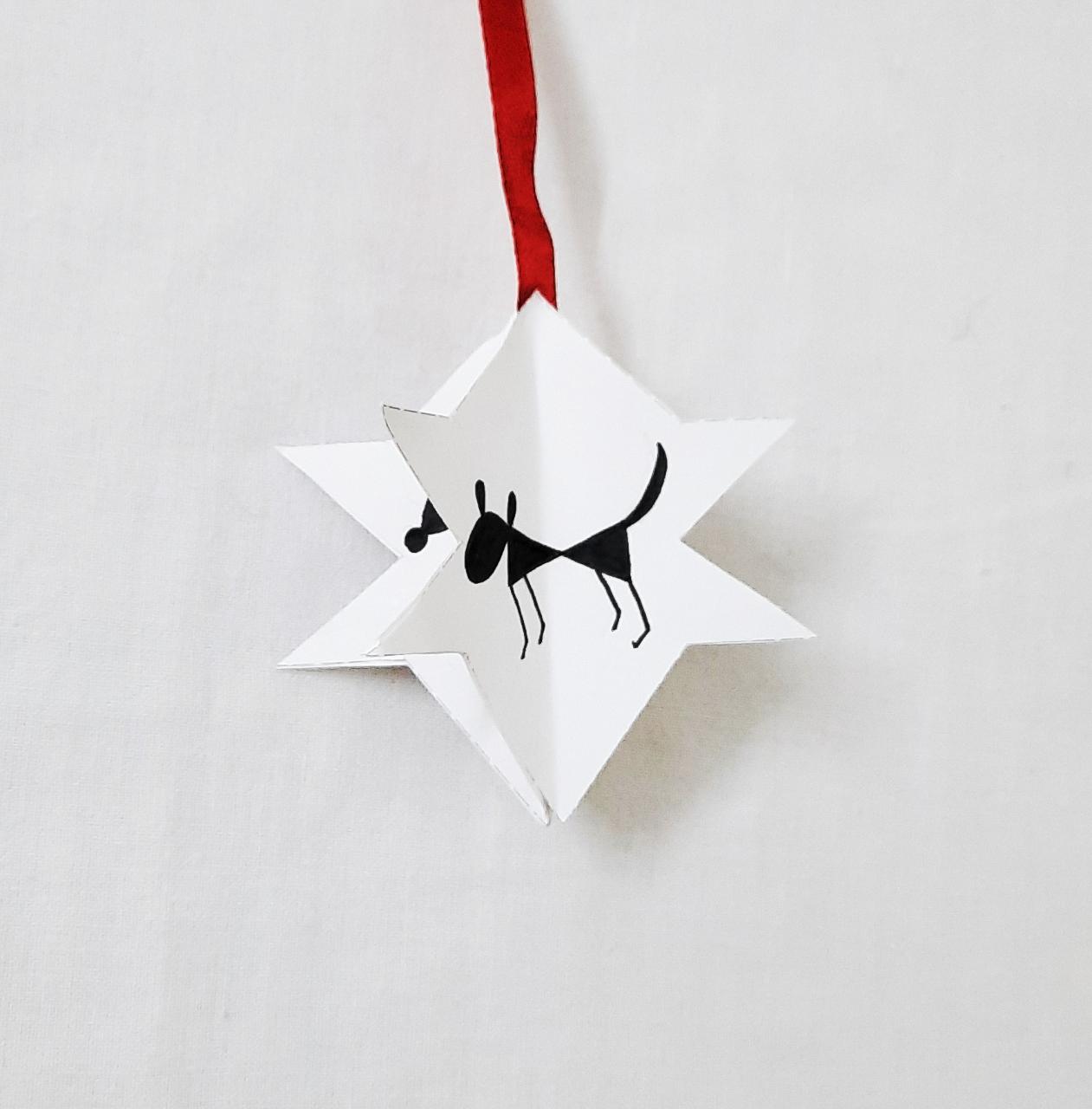 POTLI DIY Educational Craft kit - Christmas Decorations using Warli Art - Family Star- for age 6 years +