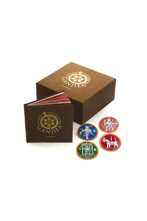 POTLI Handmade Ganjifa Playing Cards ( Dashavatar set of 120 cards)