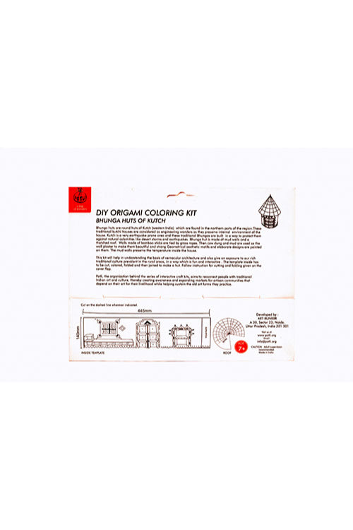 Potli Educational Colouring Kit For our Young Architects DIY kit  (Bonga Huts of Gujrat)