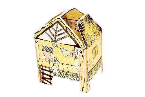 Potli Educational Colouring Kit Forour Young Architects DIY kit  (Ikra Houses of Assam)
