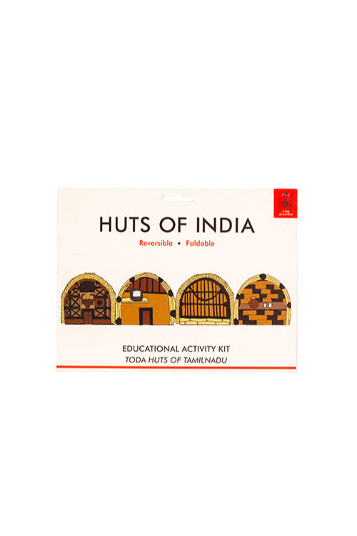 Potli Educational Colouring Kit For our Young Architects DIY kit (Toda Huts of Tamil Nadu)