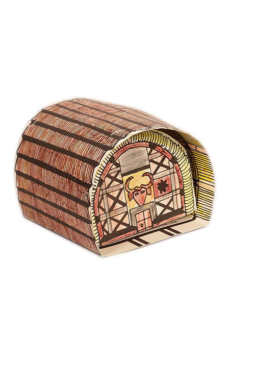 Potli Educational Colouring Kit For our Young Architects DIY kit (Toda Huts of Tamil Nadu)