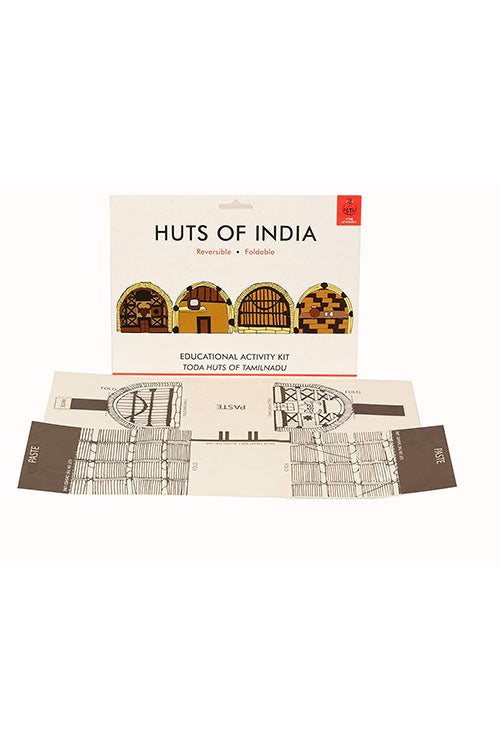 Potli Educational Colouring Kit For our Young Architects DIY kit (Toda Huts of Tamil Nadu)