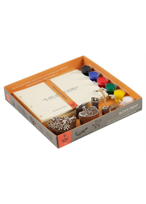 Potli DIY Panchatantra Block Print Kit - Monkeys and The Bird