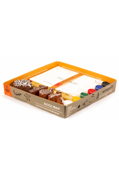 Potli DIY Panchatantra Block Print Kit - Tortoise & the Hare