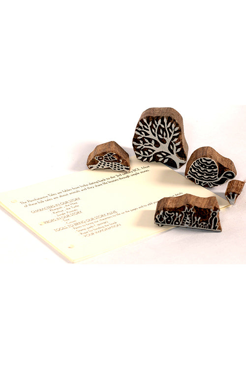 Potli DIY Panchatantra Block Print Kit - Tortoise & the Hare