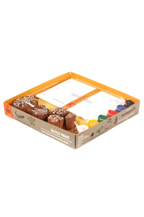 Potli DIY Panchatantra Block Print Kit -Talktive Turtle