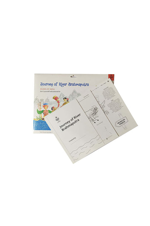 Educational Colouring Kit Learning Activity about Rivers Of India (River Brahmaputra)