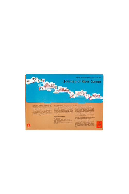Potli Educational Colouring Kit  Learning Activity about Rivers Of India (River Ganga)