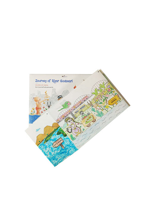 Potli Educational Colouring Kit Learning Activity about Rivers Of India (River Godavari)