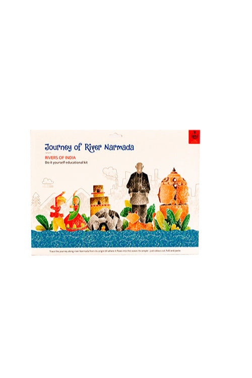 Potli Educational Colouring Kit Learning Activity about Rivers Of India (River Narmada)
