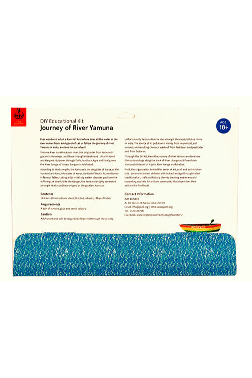 Potli Educational Colouring Kit Learning Activity about Rivers Of India (River Yamuna)