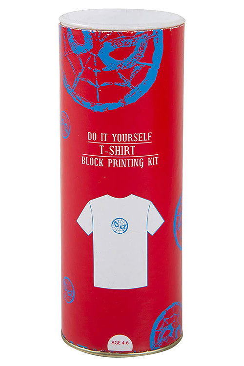 DIY T Shirt Block Print Kit - Spiderman