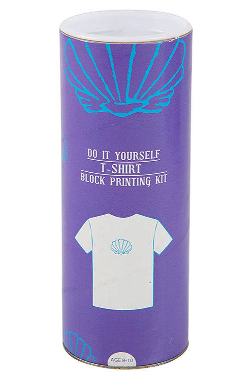 DIY T Shirt Block Print Kit - Seashell
