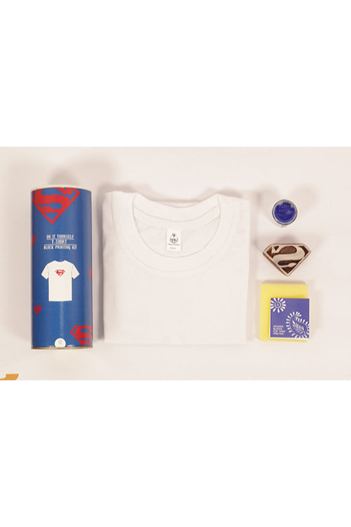 Potli DIY T Shirt Block Print Kit - Superman