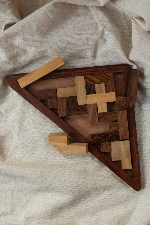 TICH Handcrafted Wooden Tangram Puzzle