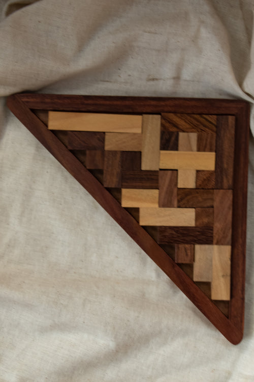 TICH Handcrafted Wooden Tangram Puzzle