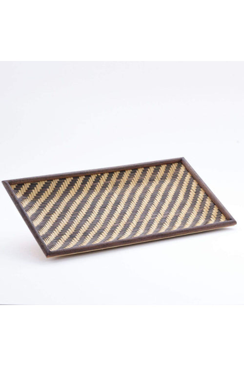 Kadam Haat Handmade Bamboo Cereal Tray - Small (Brown)