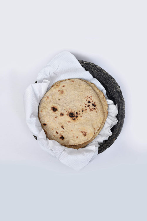 Kadam Haat Handmade Sabai Grass Roti Box (Black)