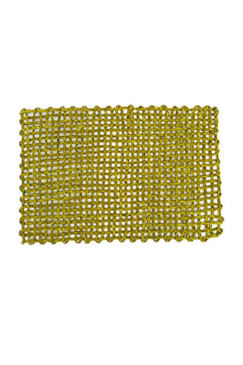 Kadam Haat Handmade Sabai Grass Table Mat (Green)