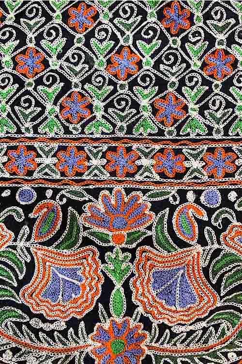 Shrujan ‘Bagicha’ Black Hand Embroidered Silk Potlis