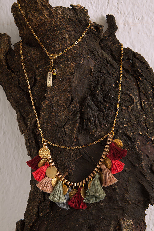 Dhaaga Buddha Box Chain Necklace