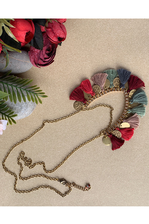 Dhaaga Buddha Box Chain Necklace