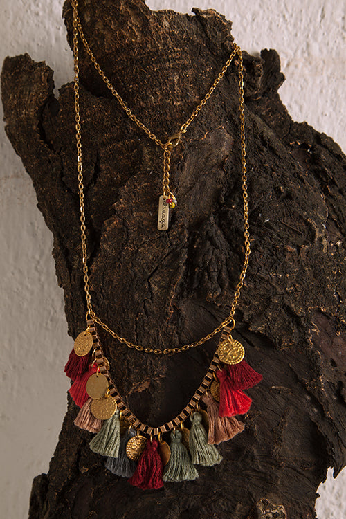 Dhaaga Buddha Box Chain Necklace