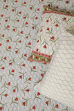 Sootisyahi 'Dream of Lily' Handblock Printed Cotton Bedsheet-21