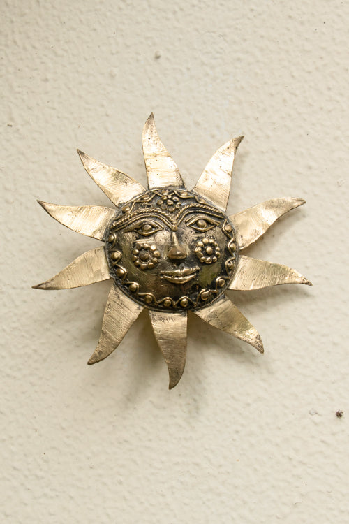 TICH Dhokra Craft Door Décor Artifact - Sun