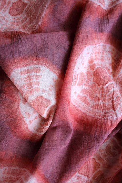 Creative Bee 'TARANG' Natural Dye Shibori Cotton Fabric (0.5 Meter)