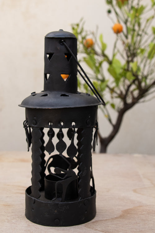 TICH Bastar Tribal Art - Candle Holder, Round