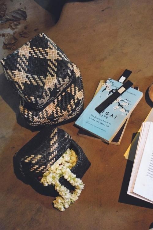 Kadam Haat Handmade Sitalpati  Gift Box Set Of 3 (Black)