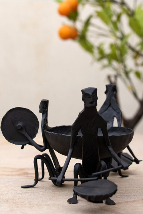 TICH Bastar Tribal Art - Tea Light Holder - Curio