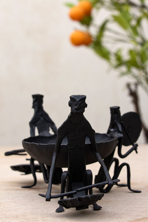 TICH Bastar Tribal Art - Tea Light Holder - Curio