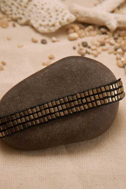 Dhaaga Chic Glam Golden Band Bracelet