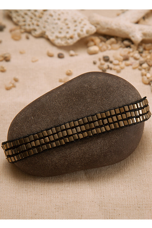 Dhaaga Chic Glam Golden Band Bracelet